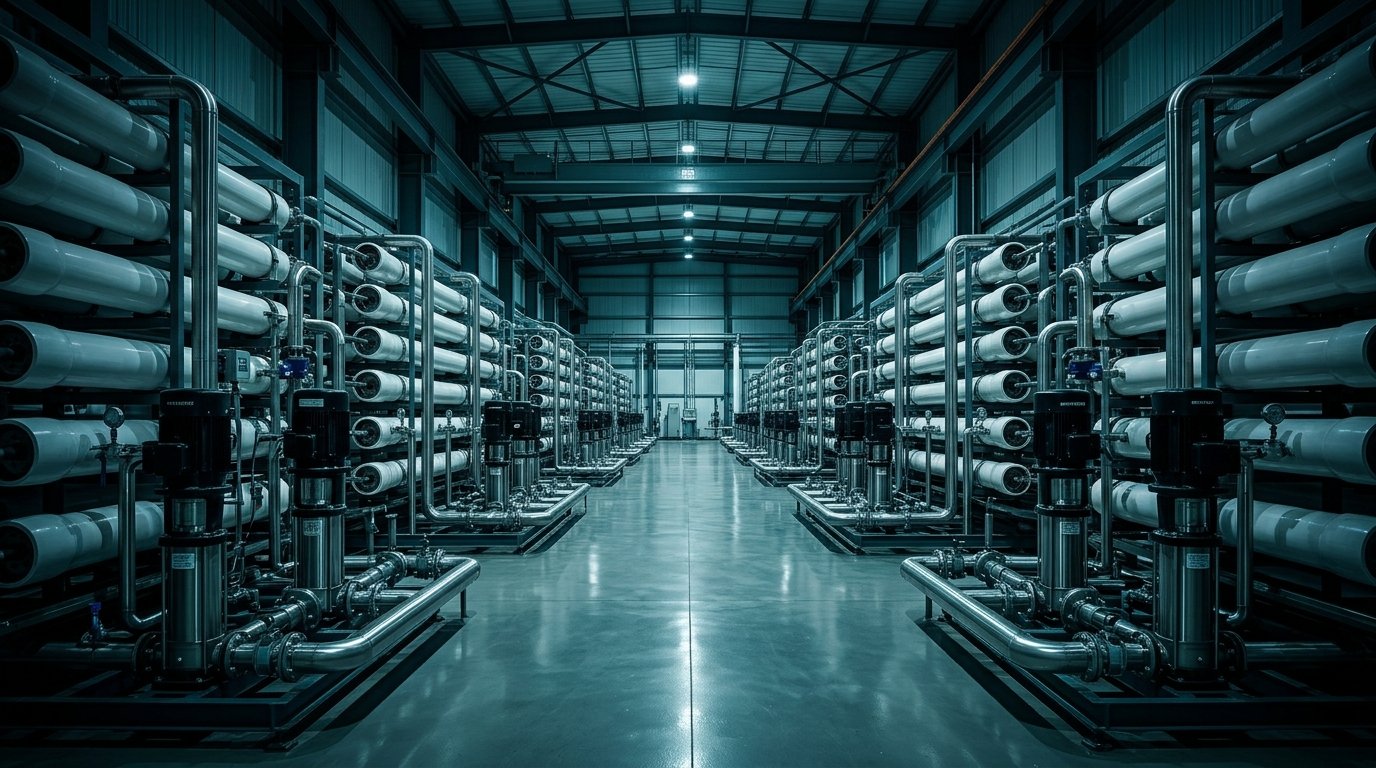 Water treatment and desalination RO plant